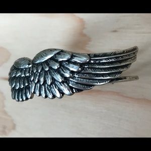 Two Wings Connect Unique Silver Bracelet